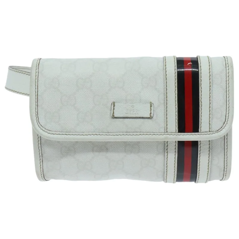 Gucci Sherry  Canvas Shoulder Bag (Pre-Owned)