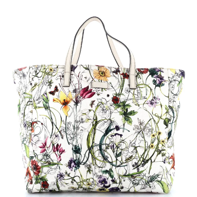 Open Tote Flora Canvas Medium