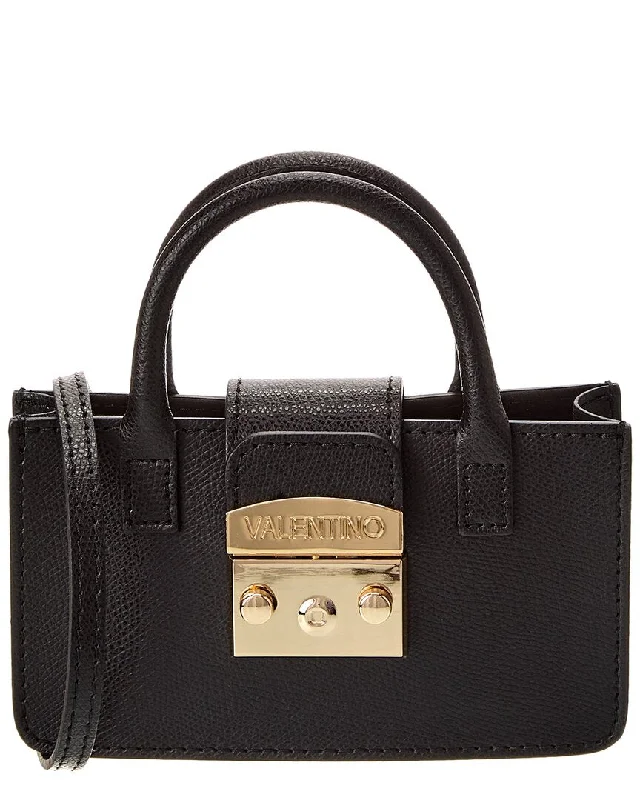 Valentino by Mario Valentino Poppy Bonbonniere Leather Crossbody