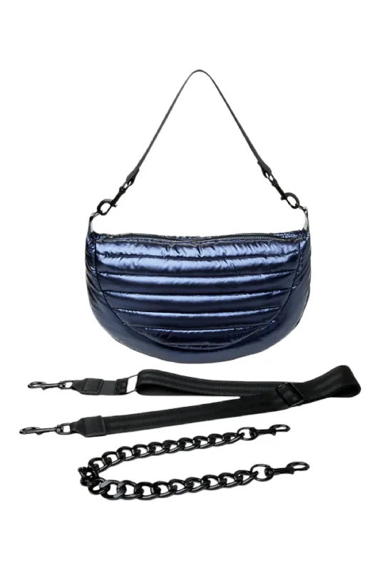 Women's Elton Hobo Crossbody Bag In Pearl Midnight