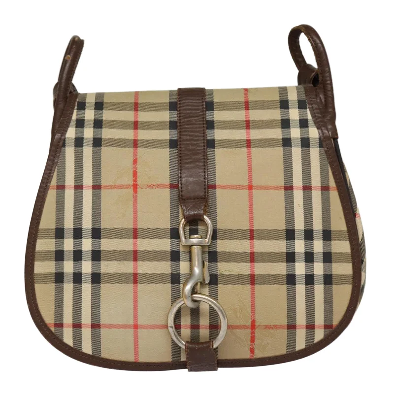 Burberry Vintage Check  Canvas Shoulder Bag (Pre-Owned)