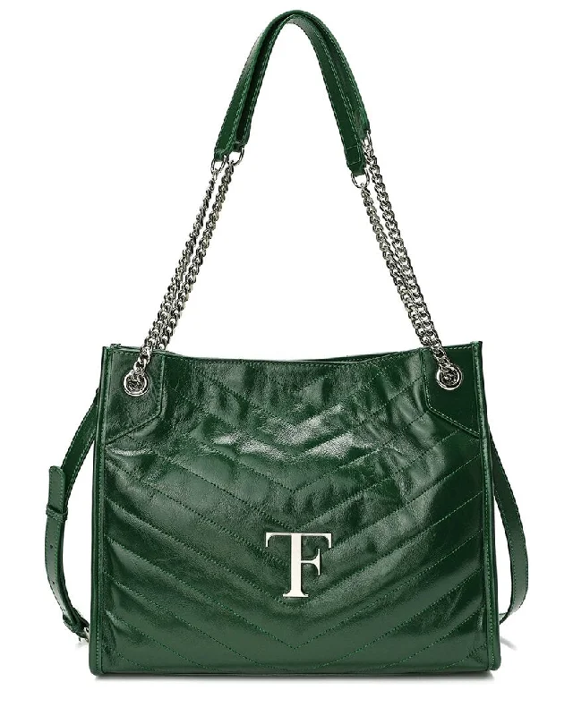 Tiffany & Fred Paris Oil-Waxed Leather Tote