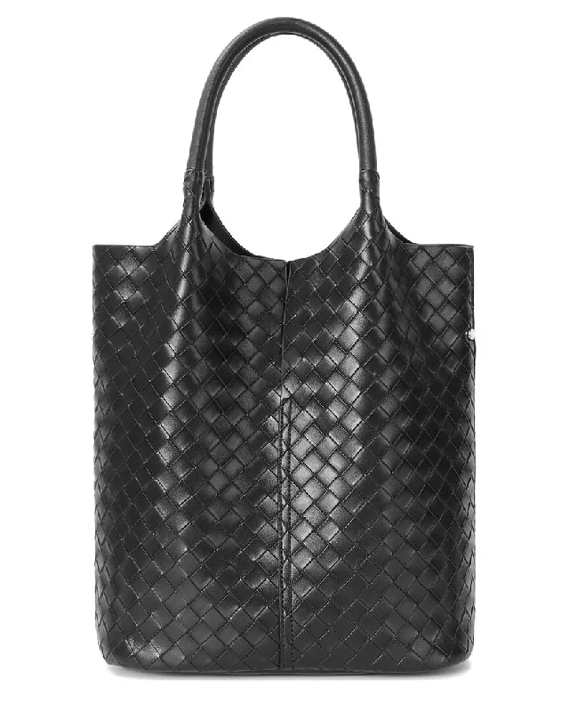 Tiffany & Fred Paris Woven Leather Tote