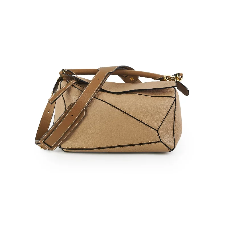 Loewe Large Puzzle Taupe Bag