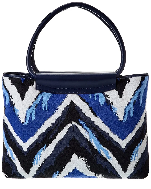 Missoni Leather-Trim Tote