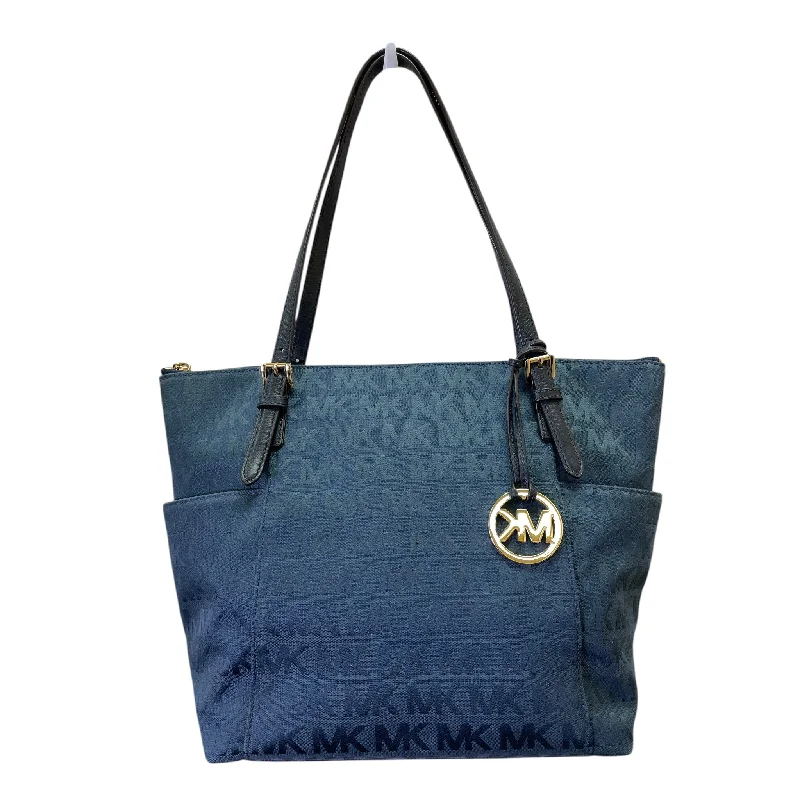 Handbag Designer By Michael Kors In Blue, Size:Large