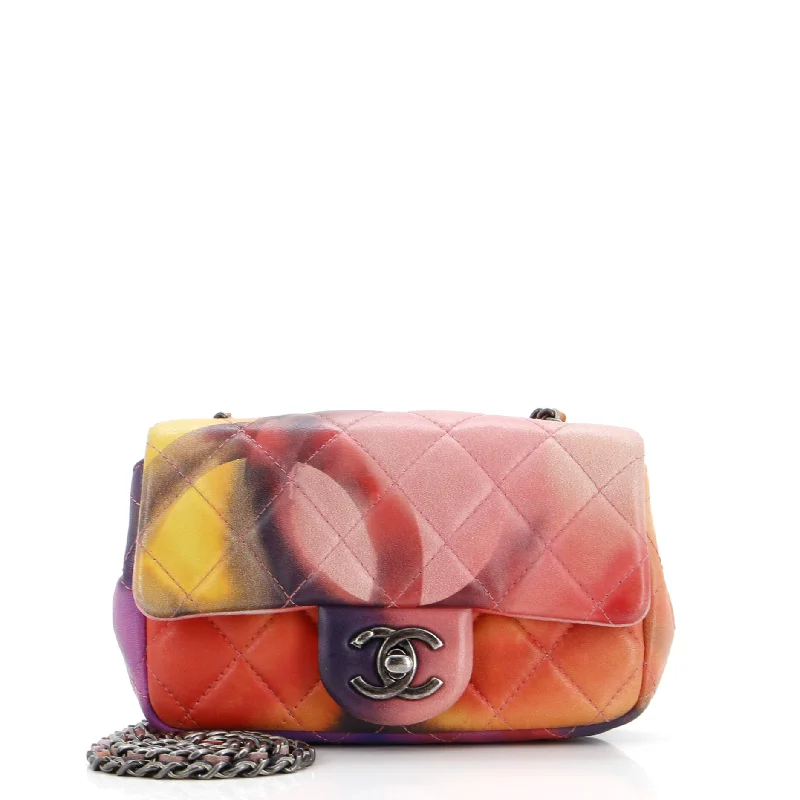 Flower Power Flap Bag Quilted Lambskin Extra Mini