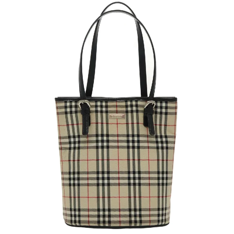 Burberry Nova Check  Synthetic Tote Bag (Pre-Owned)