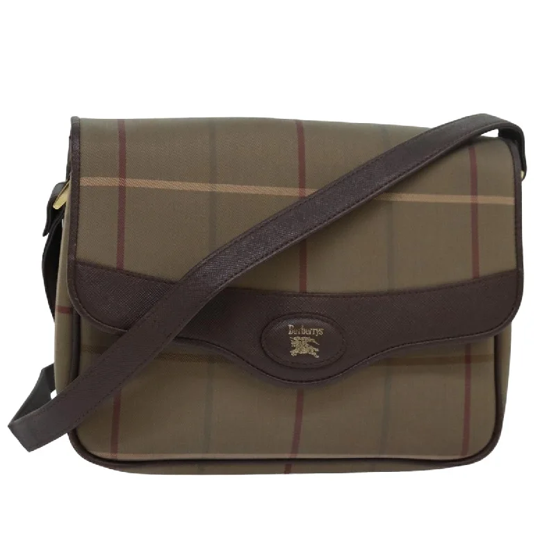 Burberry Nova Check  Canvas Shoulder Bag (Pre-Owned)