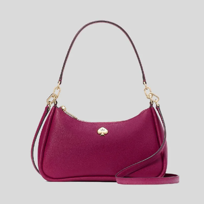 KATE SPADE Kayla Small Convertible Shoulder Bag Dark Raspberry KI904