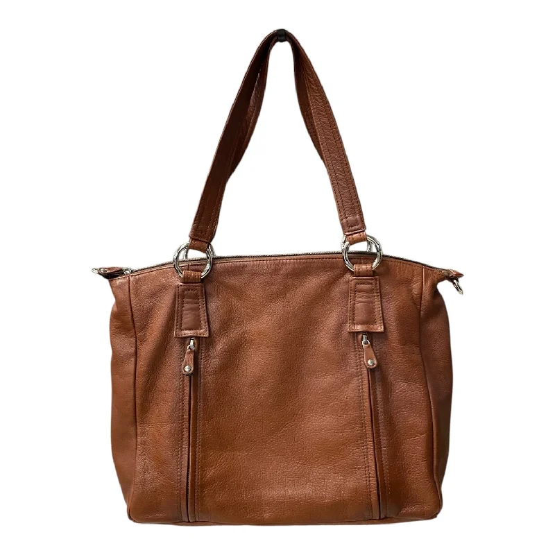 Handbag Leather By osgoode Marley In Brown, Size:Medium