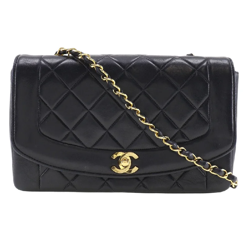 Chanel Diana  Leather Shoulder Bag (Pre-Owned)