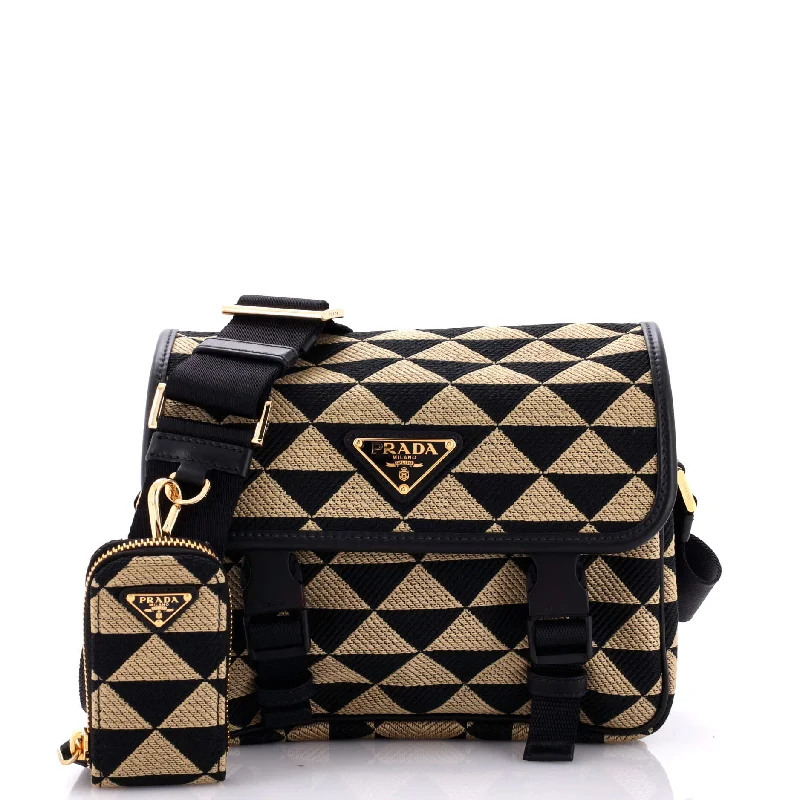 Symbole Flap Zip Messenger Jacquard Small