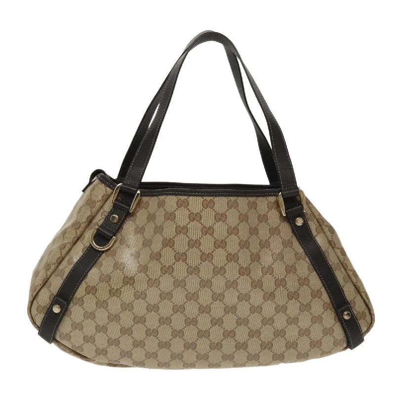 Gucci Abbey  Canvas Tote Bag (Pre-Owned)