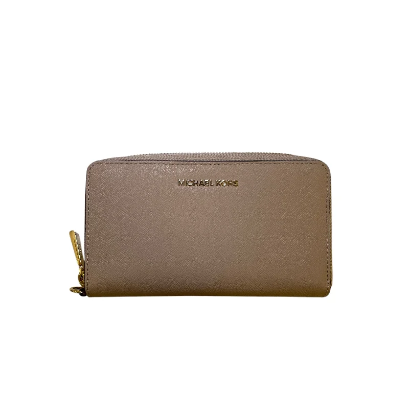 Wallet Designer By Michael Kors In Tan, Size:Medium