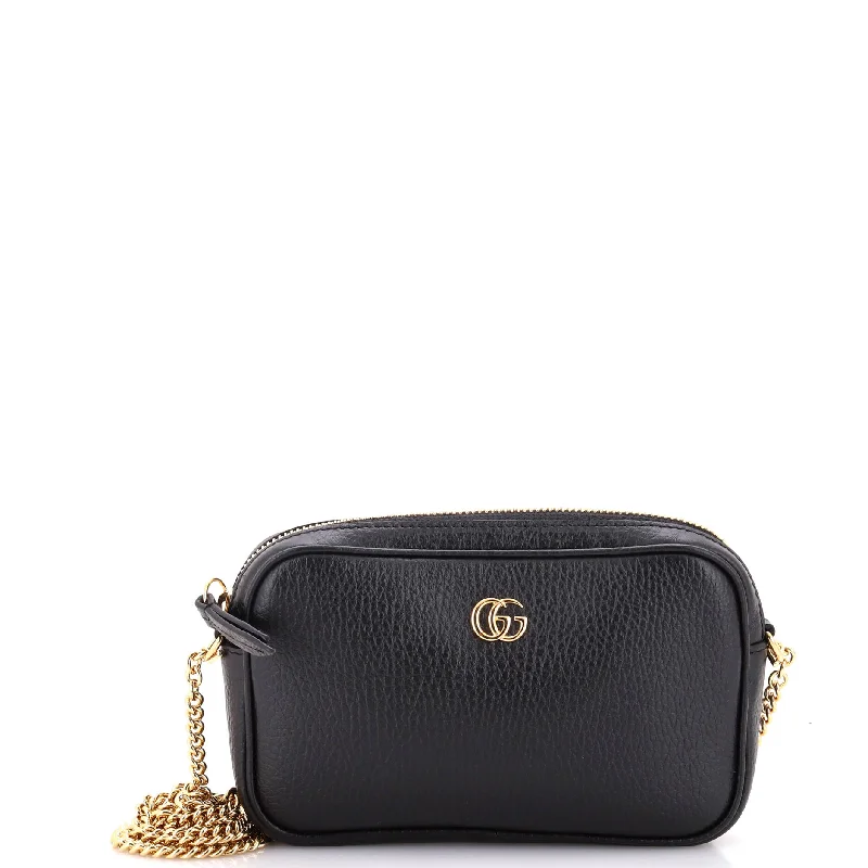 GG Marmont Crossbody Bag Leather Mini