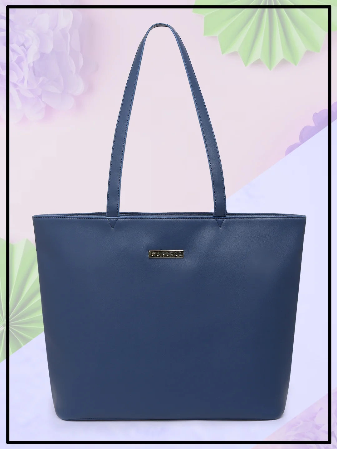 Caprese Dania Small Tote Solid Faux Leather For Women