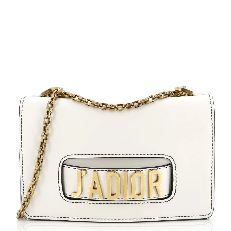 J'Adior Flap Bag Leather Medium