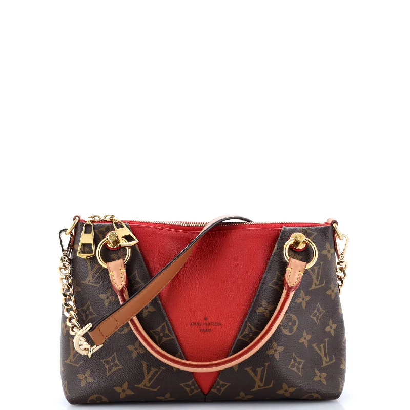 V Tote Monogram Canvas and Leather BB