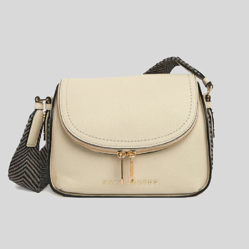 MARC JACOBS The Groove Leather Mini Messenger Bag Marshmallow H132L01RE21