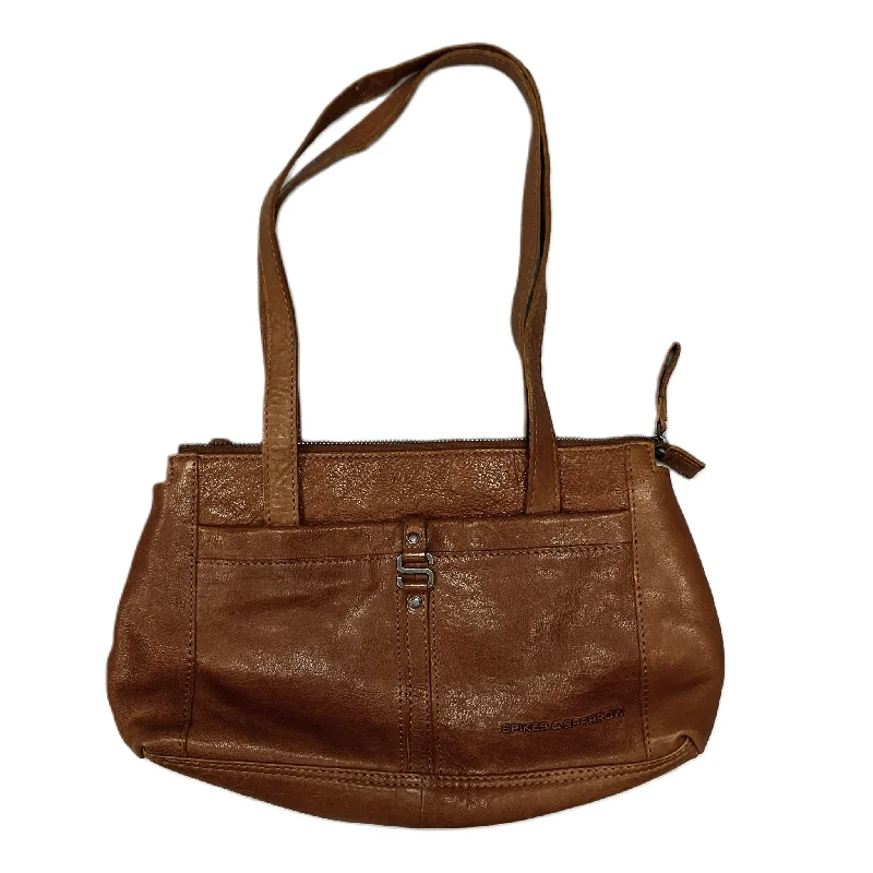 Handbag Leather By Spikes & Sparrow, Size: Small