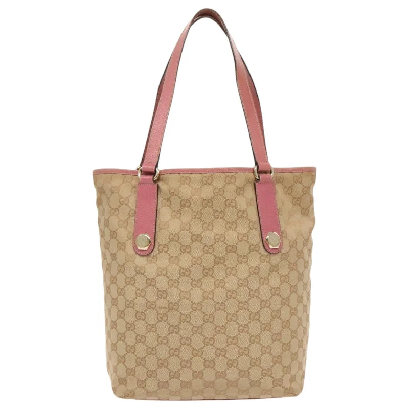 Gucci  Canvas Tote Bag (Pre-Owned)