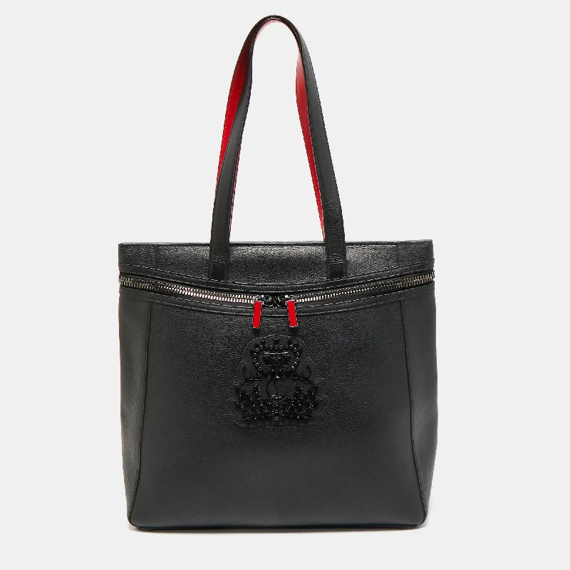 Christian Louboutin Black Leather Casado Tote