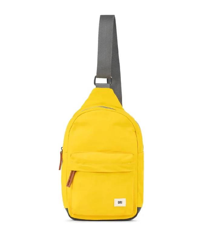 Unisex - Willesden B Adjustable Sling Bag In Mustard Yellow