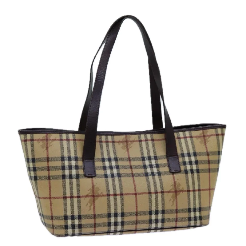 Burberry Nova Check  Canvas Shoulder Bag (Pre-Owned)