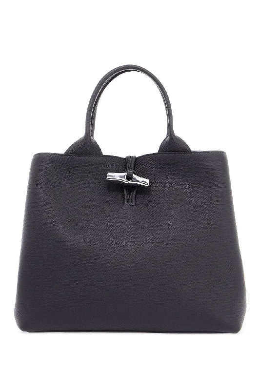 Longchamp 'le Roseau L Handle Bag With