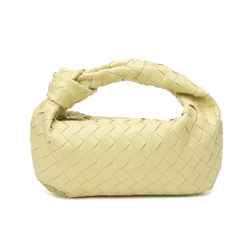 Tiffany & Fred Woven Sheepskin Knot Pouch Bag