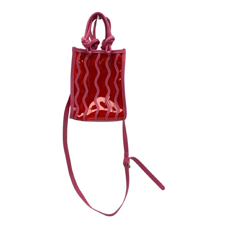 Crossbody By Clothes Mentor In Pink & Red, Size:Small