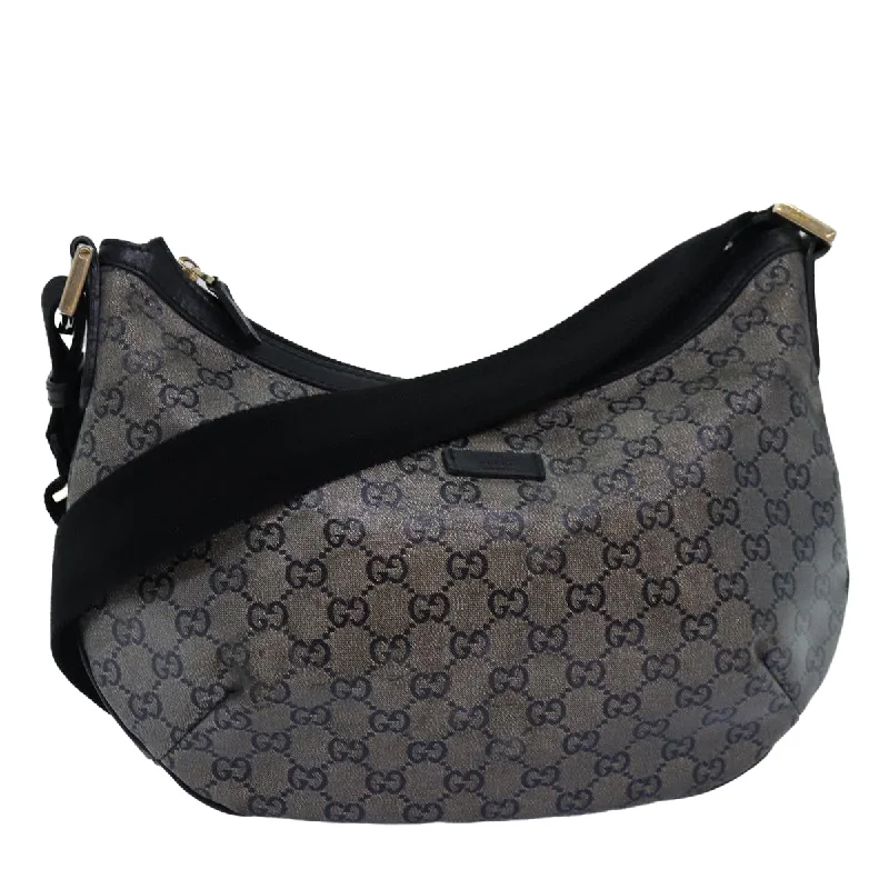 Gucci Gg Crystal  Canvas Shoulder Bag (Pre-Owned)