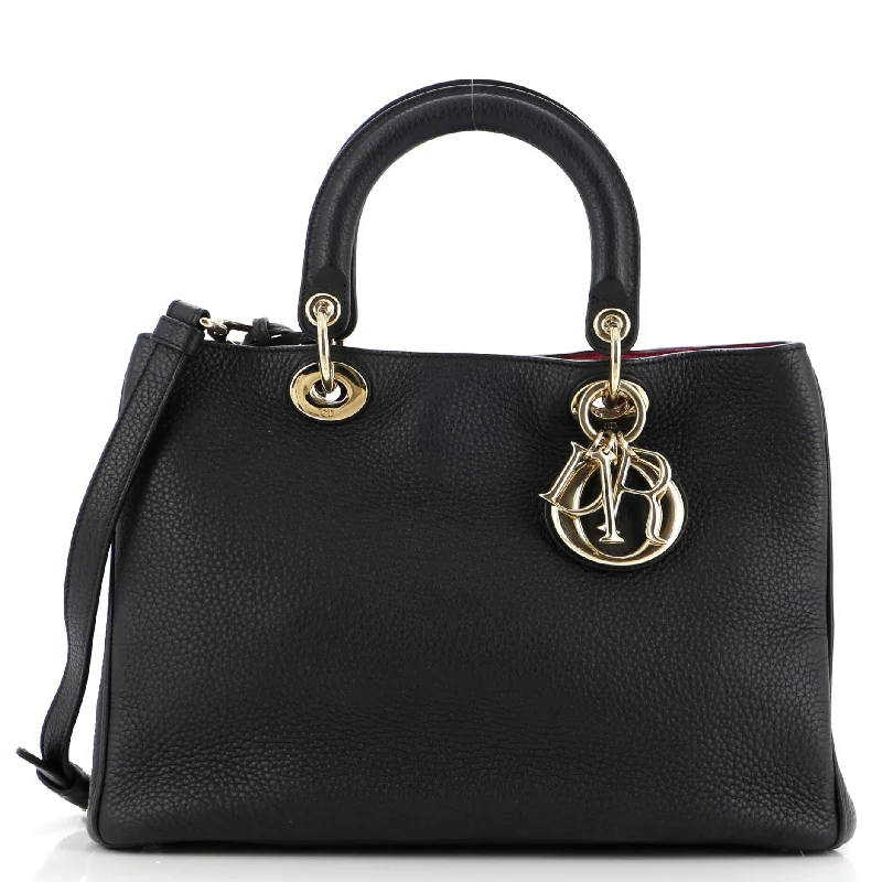 Diorissimo Tote Pebbled Leather Medium