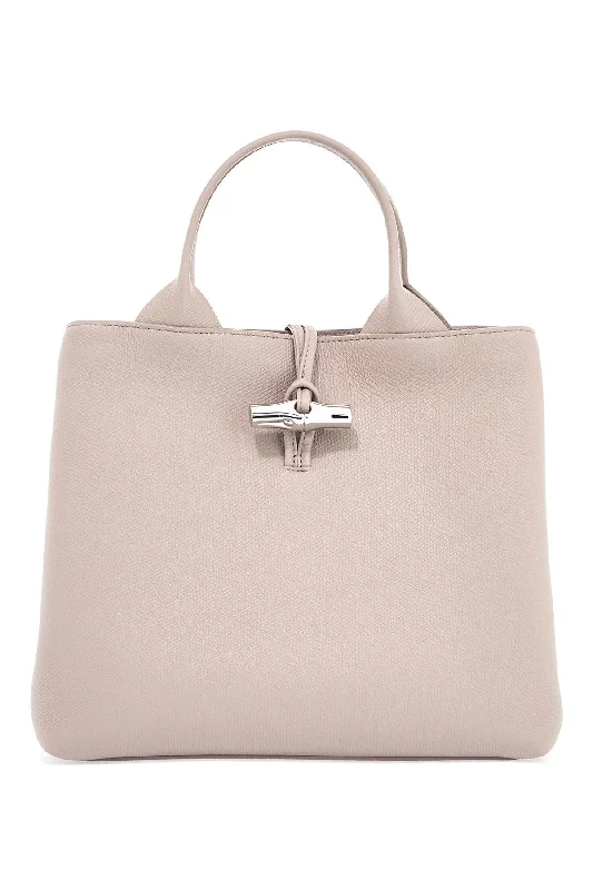 Longchamp 'le Roseau L Handle Bag With