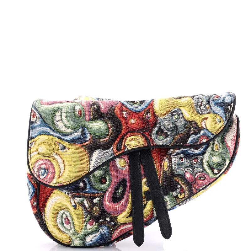 Kenny Scharf Saddle Crossbody Bag Jacquard