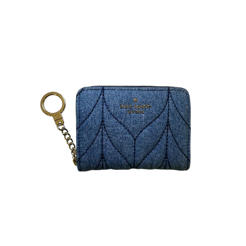 Wallet Designer By Kate Spade In Blue Denim, Size:Small