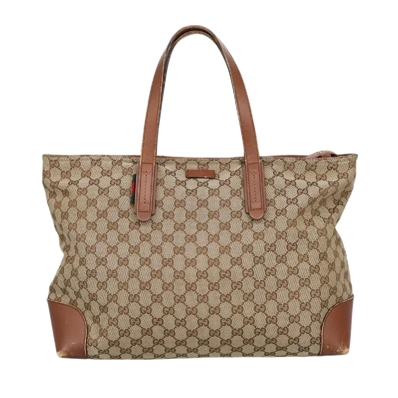 Gucci  Canvas Tote Bag (Pre-Owned)