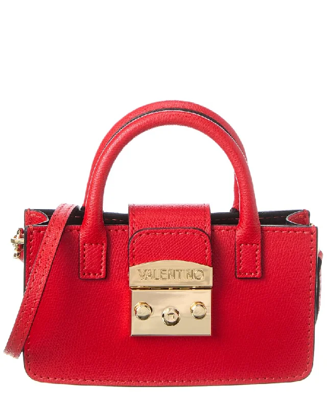 Valentino by Mario Valentino Poppy Bonbonniere Leather Crossbody