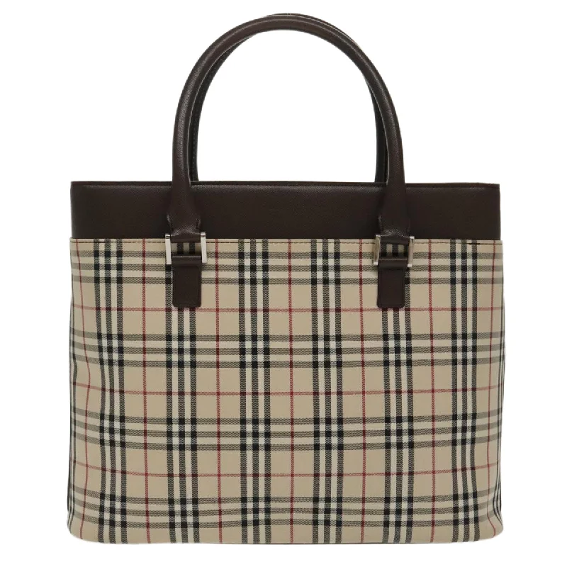 Burberry Nova Check  Synthetic Tote Bag (Pre-Owned)