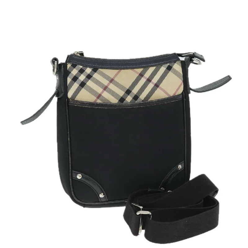 Burberry Nova Check  Canvas Shoulder Bag (Pre-Owned)