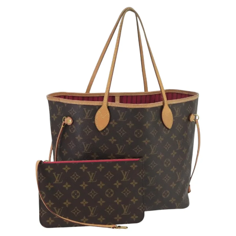 Louis Vuitton Neverfull Mm  Canvas Tote Bag (Pre-Owned)