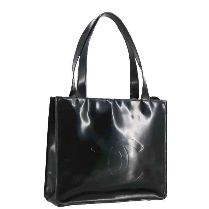 Chanel Coco Mark  Patent Leather Tote Bag (Pre-Owned)