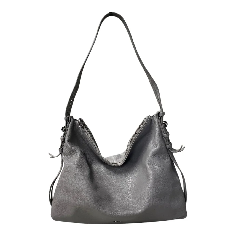 Handbag Leather By Botkier In Grey, Size:Large