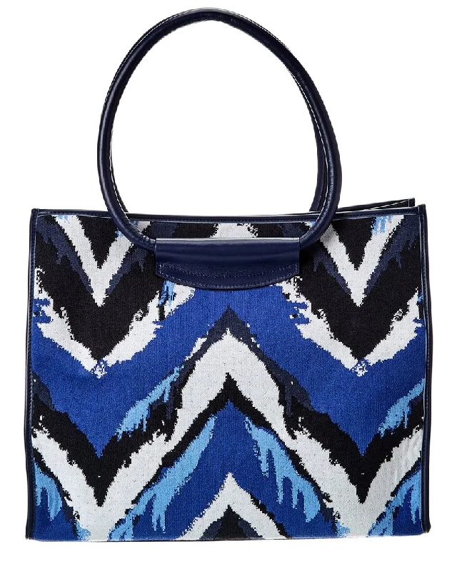 Missoni Leather-Trim Tote