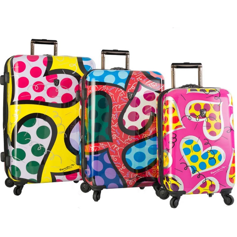 Britto Hearts Carnival 3 Piece Expandable Spinner Set