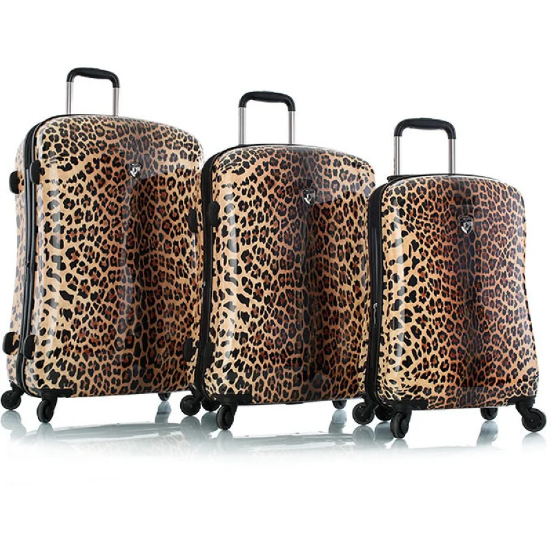 Heys Leopard Panthera 3 Piece Expandable Spinner Set