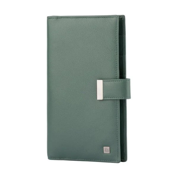 Franco Bonini - 24-07 Scudo Family Passport Doc wallet - Bottle Green