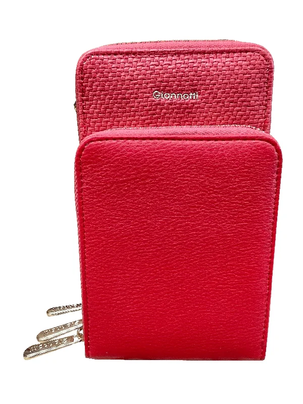 Gianotti Larissa Woven Crossbody Wallet/Phone Bag 00337V