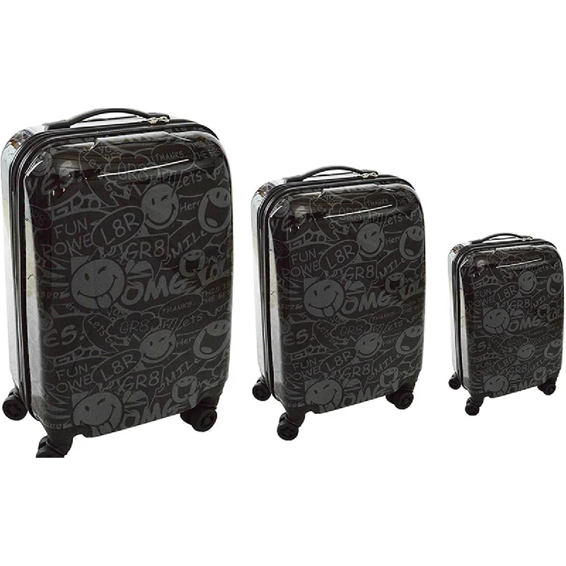 Atm Luggage Smiley World Stealth 3Pc Set